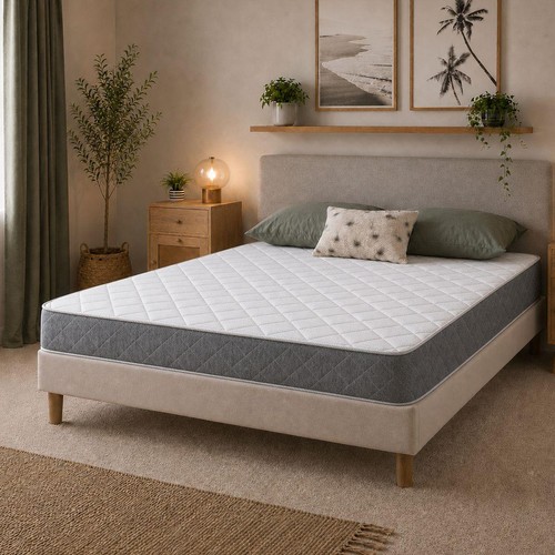 Quilted memory foam spring - foam,