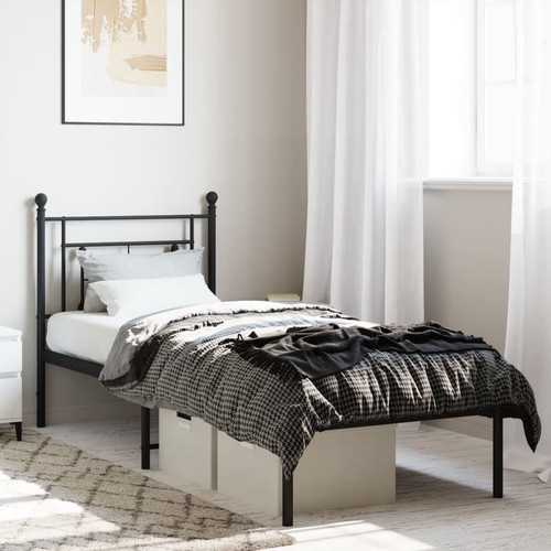 Metal bed frame without - bed,
